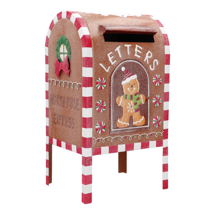 Mailbox gingerbread metal