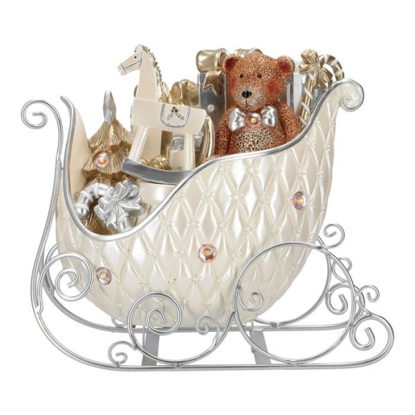 Decorated sleigh metal