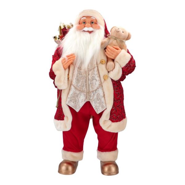 Santa red gold 80cm