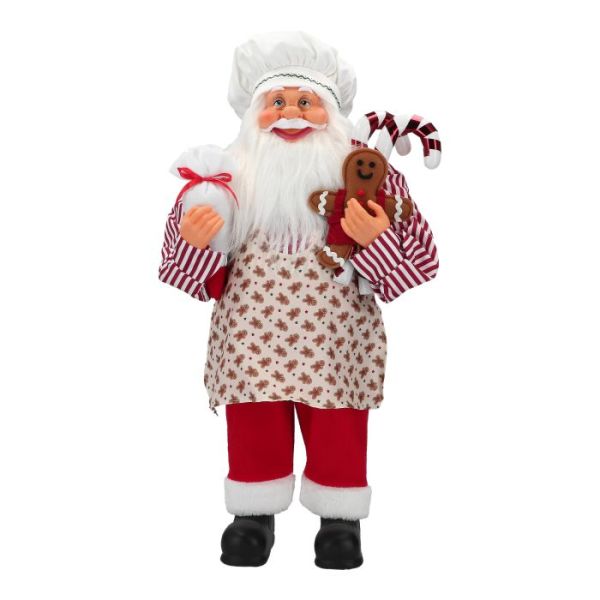 Santa cook gingerbread 60cm