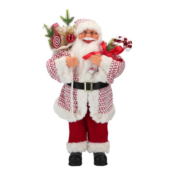 Santa standing red &amp; white 60cm