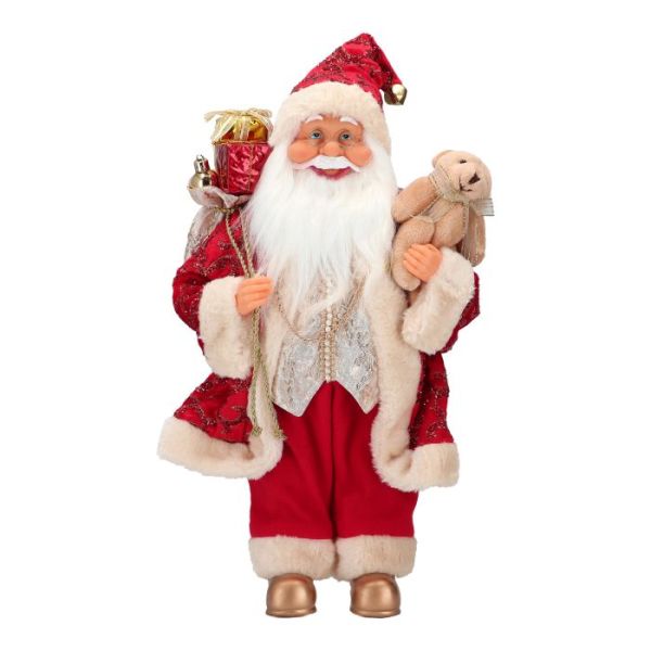 Santa red gold 40 cm