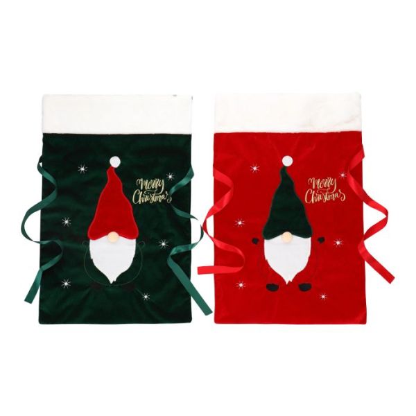 Christmas bag head gnome 2ass