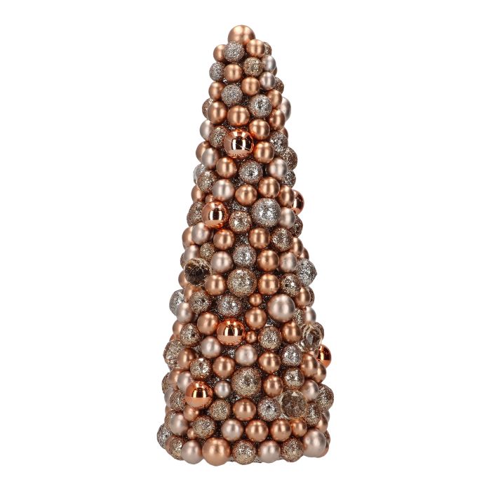 Cone decorated gold  36cm