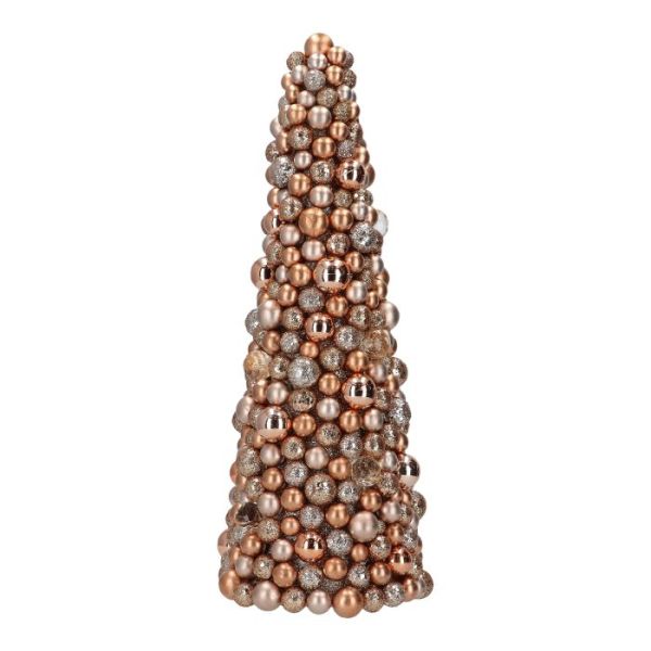Cone decorated gold  46cm