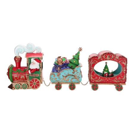 Christmas train animated
