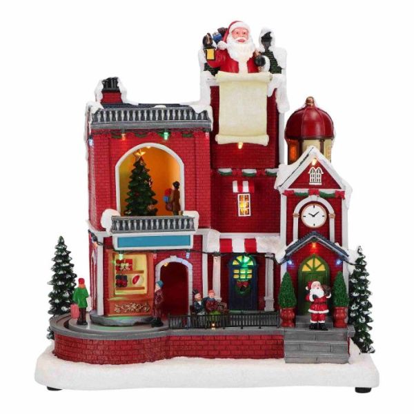 Christmas village LED animated