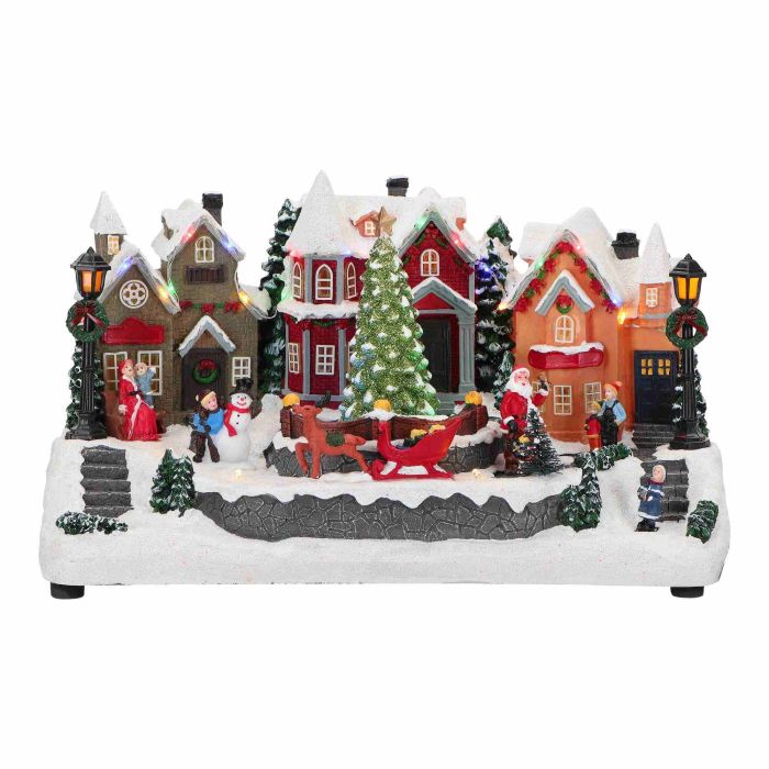 Christmas village LED animated
