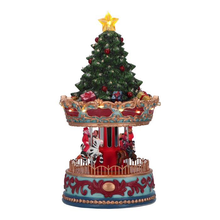 Carousel christmas tree animated