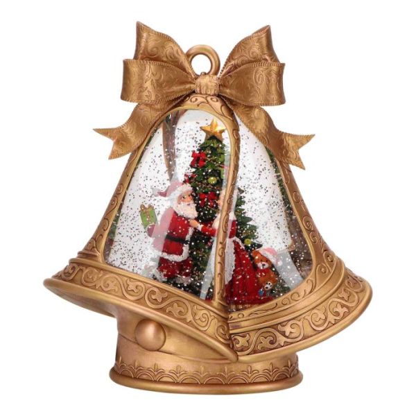 Christmas bell water spinning