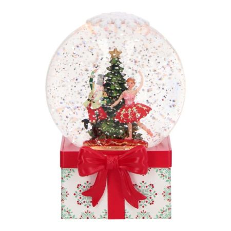 Snowglobe gift water spinning
