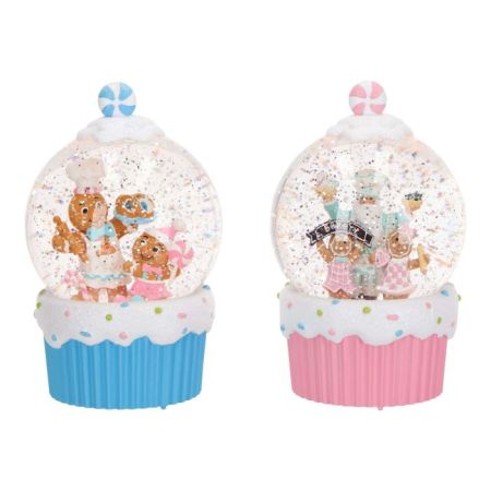 Snowglobe Gingerbread water spinning 2ass