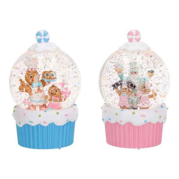 Snowglobe Gingerbread water spinning 2ass