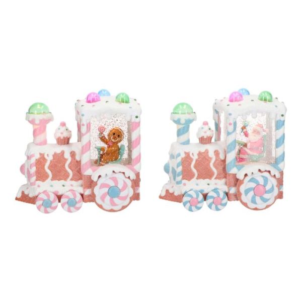 Gingerbread train water spinning 2ass