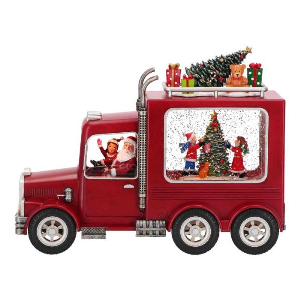 Truck water spinning