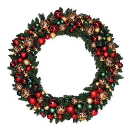 Wreath decorated*