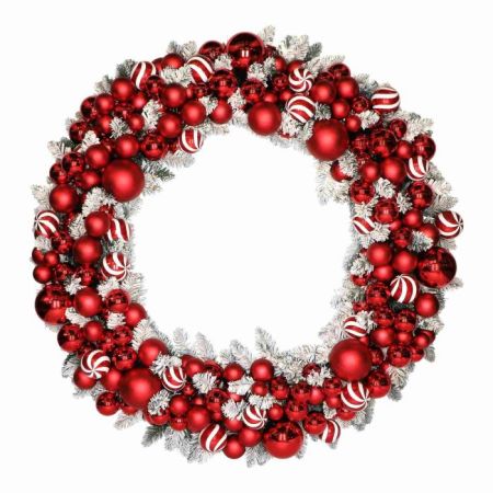 Wreath decorated*
