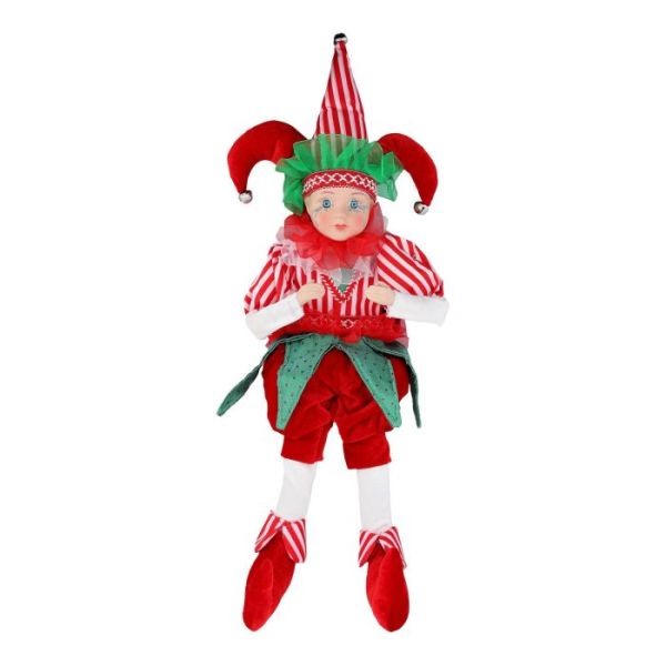 Jester kid sitting animated