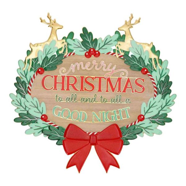Merry Christmas sign metal