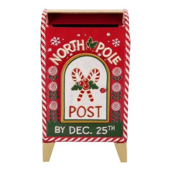 North Pole post box metal