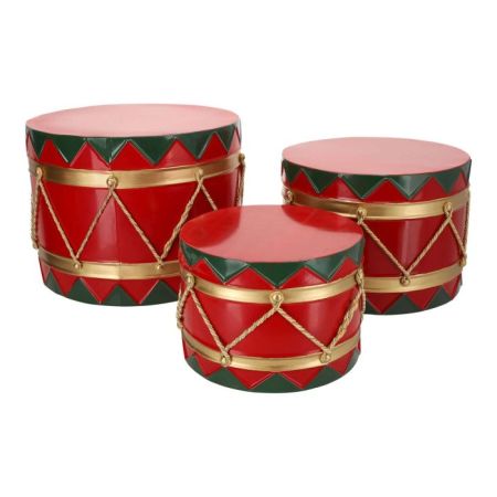 Metal drum set of 3pcs metal
