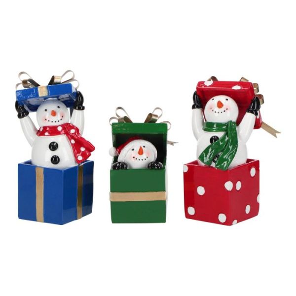 Snowman in box 3ass poly