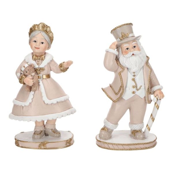 Mr & Mrs Santa 2ass poly