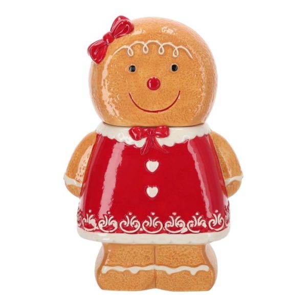 Cookie jar gingerbread ceramic