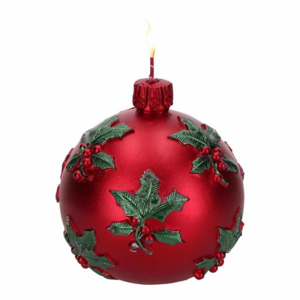 Christmas ball candle