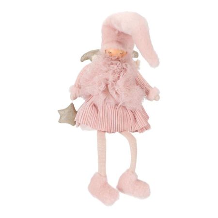 Angel girl hanging legs