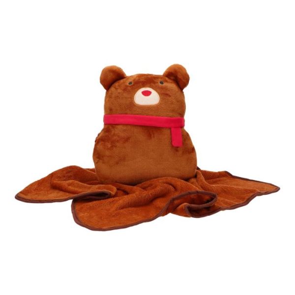 Pillow blanket bear