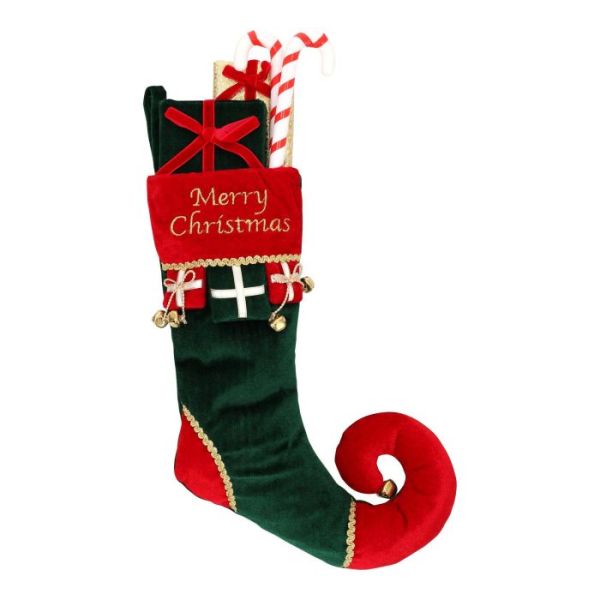 Decorated Christmas sock