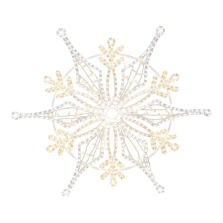 Hanging snowflake LED string