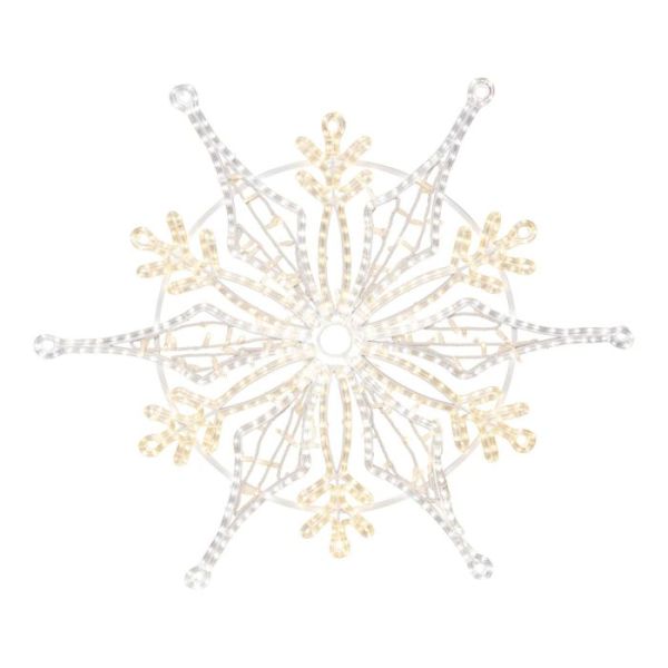 Hanging snowflake LED string