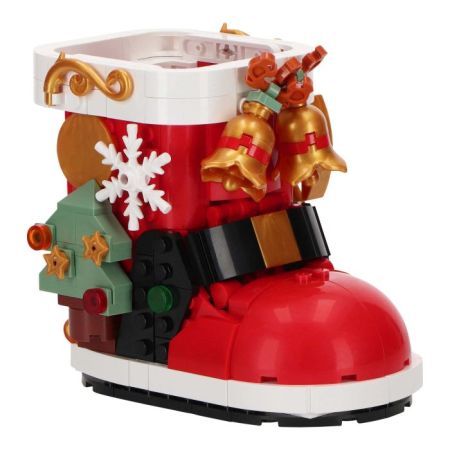 Christmas snow boots brick DIY