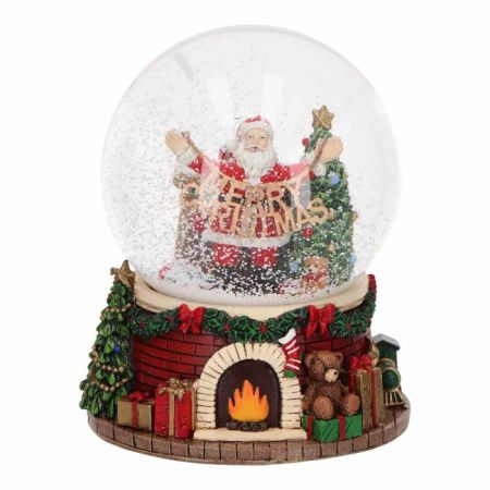 Waterball Santa / chimney