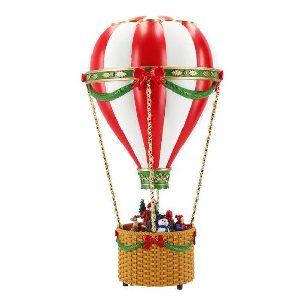 Santa air balloon animated