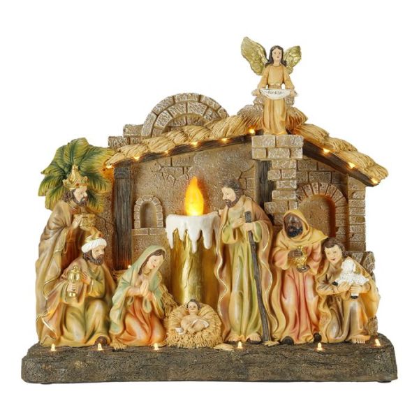 Nativity scene animated