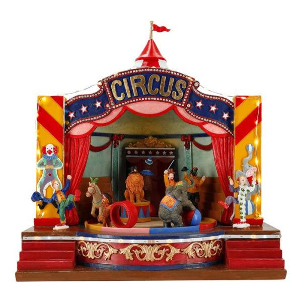 Circus scene animated