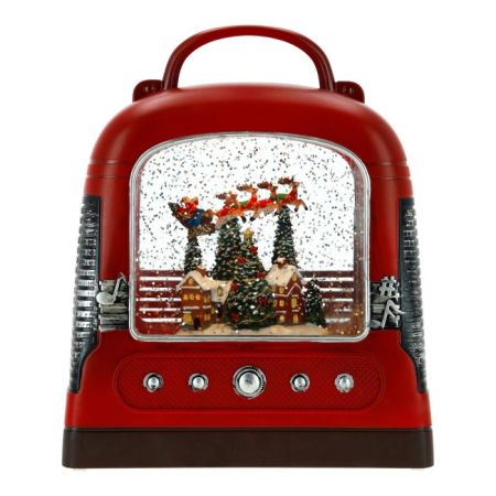 Radio Santa sleigh water spinning