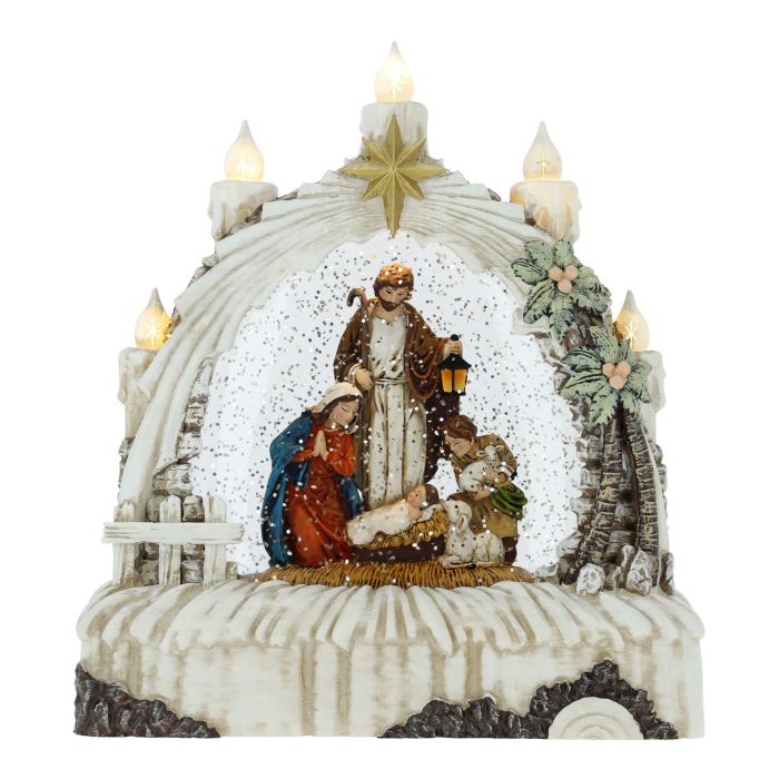 Nativity water spinning