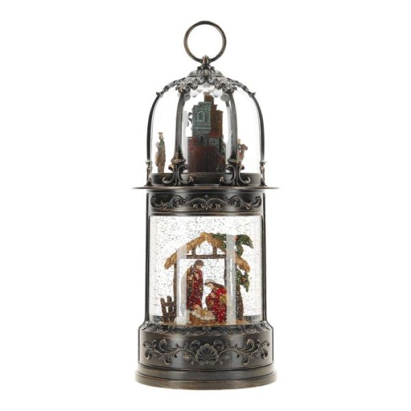 Lantern rotating water spinning