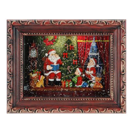 Photo frame water spinning