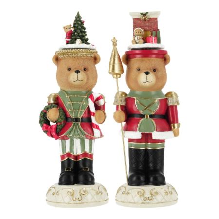Bear with rotating music bell 2ass poly