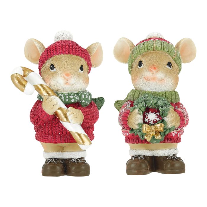 Christmas mouse standing 2ass poly