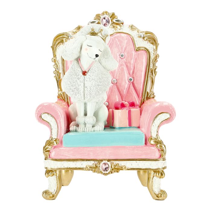 Dog in sofa poly
