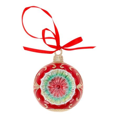 Christmas ball ornament poly