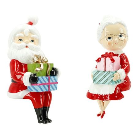 Santa & Mrs Santa sitting 2ass