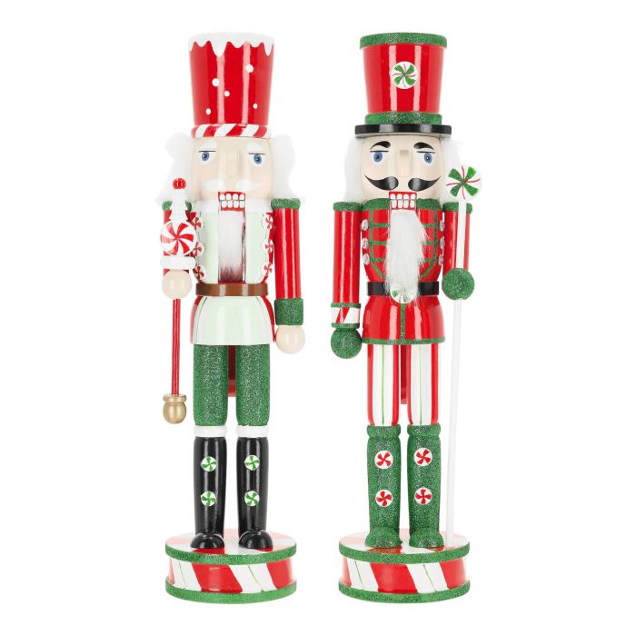 Nutcracker wood 38,5cm 2ass