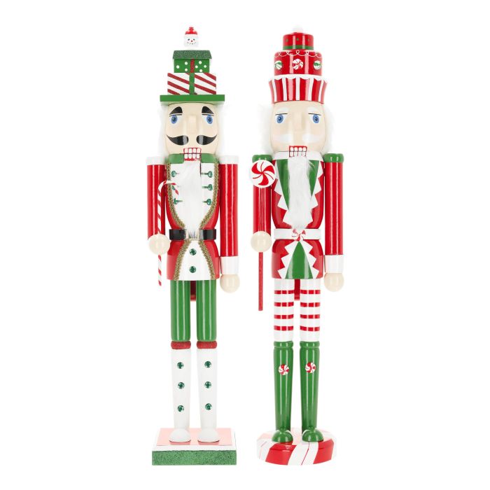 Nutcracker wood 60cm 2ass